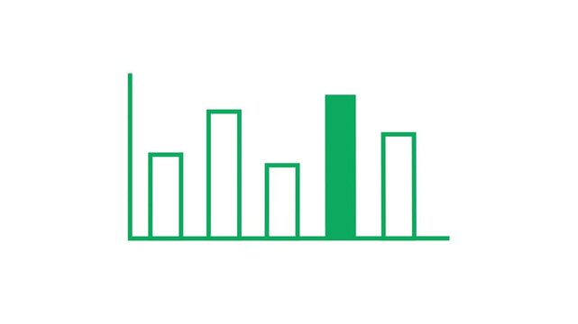 Digital financial business chart bars, Financial investment trends around the world, Big data and stock market, Business and finance background concept.