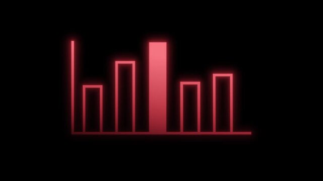 Digital financial business chart bars, Financial investment trends around the world, Big data and stock market, Business and finance background concept.