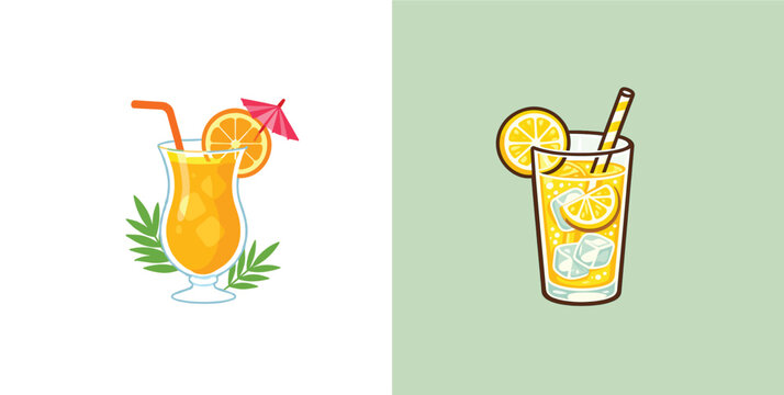 Tropical Juice Glasses