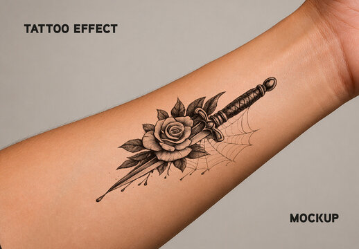 Tattoo Efect Mockup