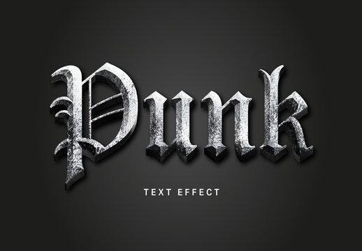 Punk Gothic Text Effect