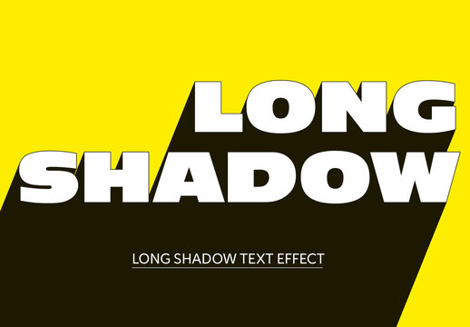 Long Shadow Text Effect