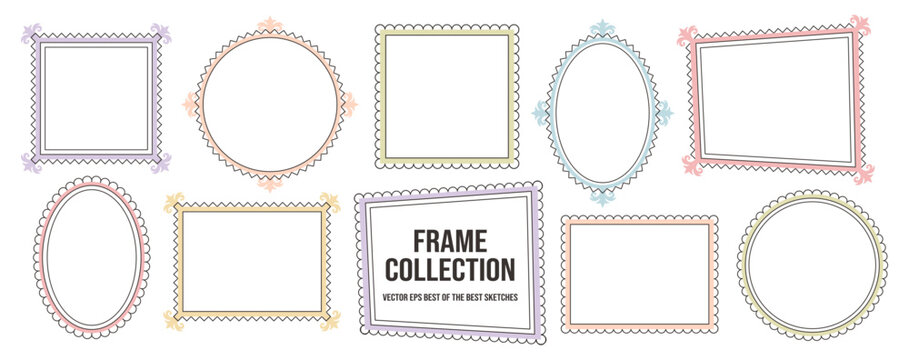 Painting frame beauty and gothic picture mirror with ornate oval vintage.