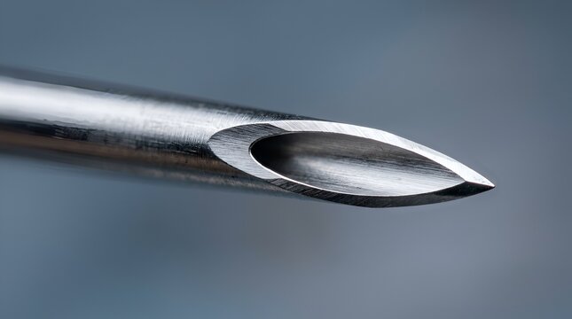 Close-up of a Medical Needle: Precision and Healthcare