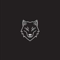 Obraz premium wolf head vector