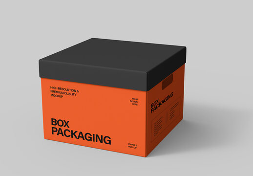Premium Box Packaging Mockup