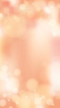 Soft bokeh peach gradient wallpaper for mobile