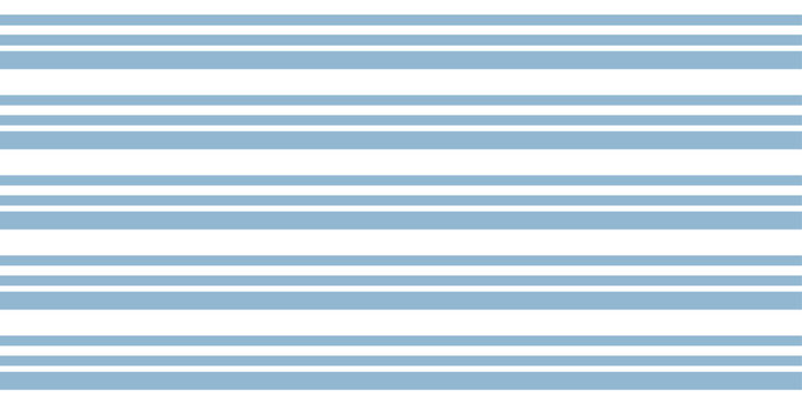 Seamless geometric pattern with horizontal blue stripes. Clean minimal background for textile, wrapping and modern surface design.