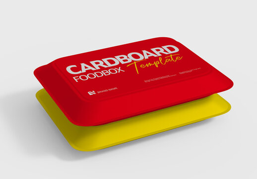 Eco-Friendly Takeaway Food Box Mockup