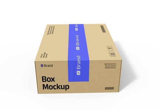 Branding Box Packaging Mockup