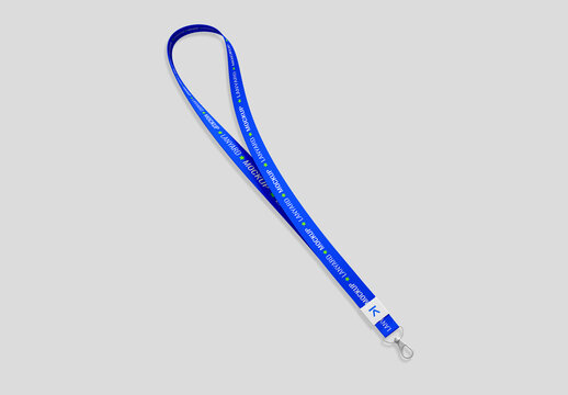 Office ID Lanyard Mockup Template