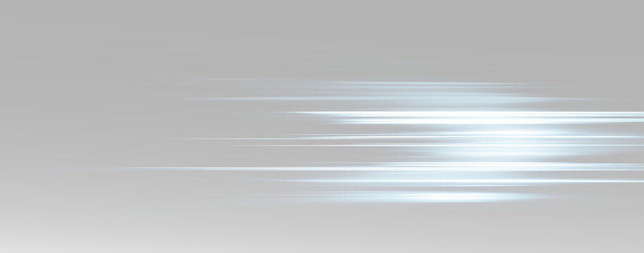 Abstract neon power flow with parallel glowing lines on neutral gray backdrop