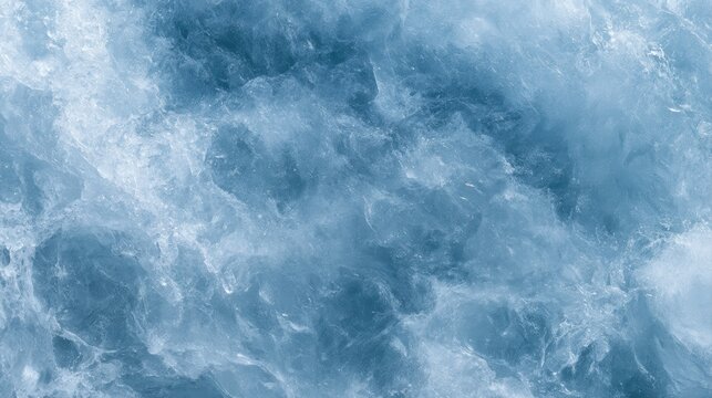 Abstract ice texture closeup, frozen surface detail, cool blue natural background