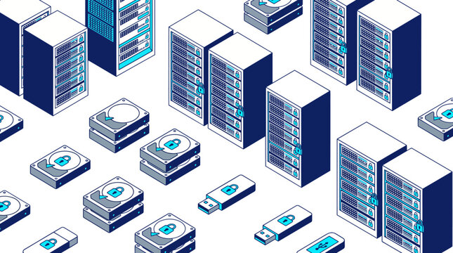 Buildings and money stack illustration.