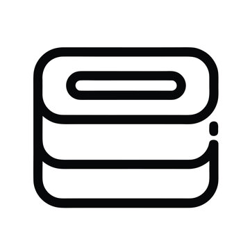 Minimal Nail Buffer Tool Vector