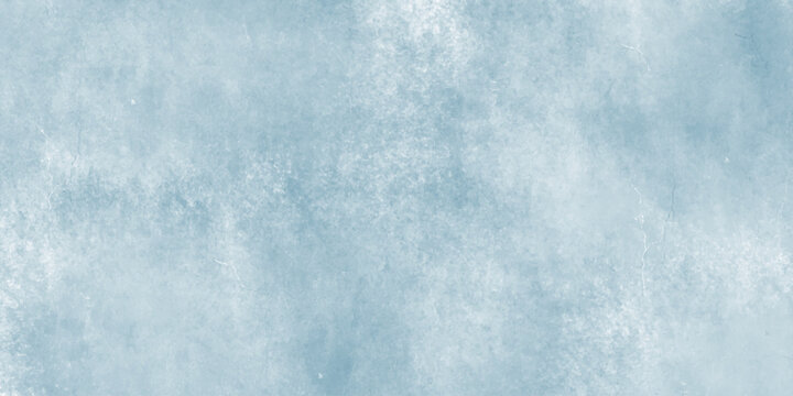 Soft textured sky-blue watercolor background with cloudy gradients, minimal abstract backdrop. blue paint concrete wall texture.