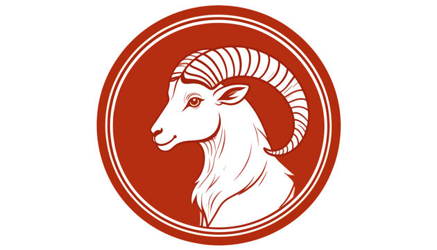 Ram Head Badge Design