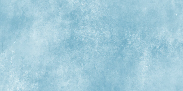 Soft textured sky-blue watercolor background with cloudy gradients, minimal abstract backdrop. blue paint concrete wall texture.