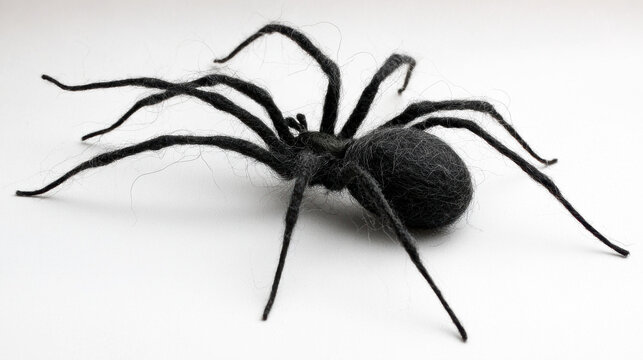 Jumping Spider Macro Portrait . AI Generative