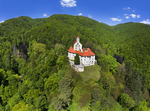 Pisece Castle (Pi&scaron;ece Castle) stands on a hill northwest of the village Pisece in Bizeljsko Hills, in the Municipality of Brezice in the south-eastern Slovenia.