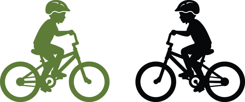 World bicycle day riding silhouettes promoting cycling safety and environmental awareness