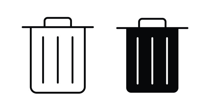 Delete icon. Symbols for websites