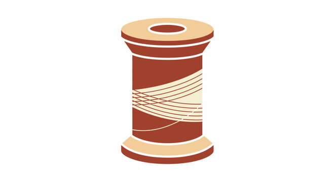 Spool of Thread Vector Illustration