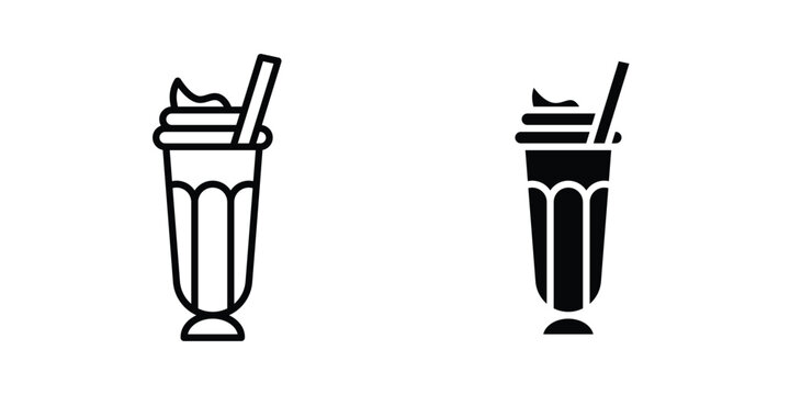 Milk shake icon