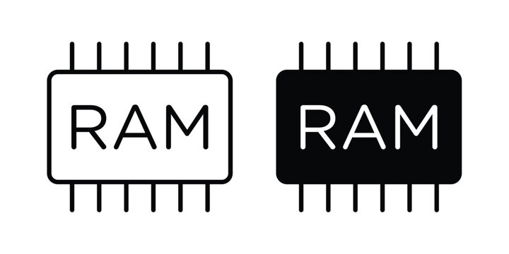 RAM memory icon
