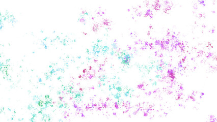 Naklejka premium 8K neon purple and teal green abstract nebula splash texture, vivid cosmic dust transparent png overlay for digital design