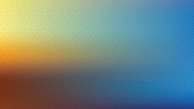 Geometric pattern of impossible triangles creating a mesmerizing optical illusion design.