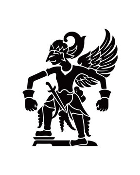 GATOTKACA WAYANG PUPPET SHADOW SILHOUETTE