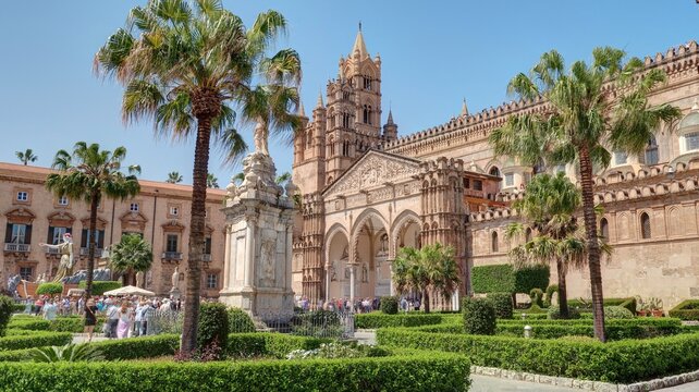 Cath&eacute;drale de Palerme, Palerme, Sicile, Italie