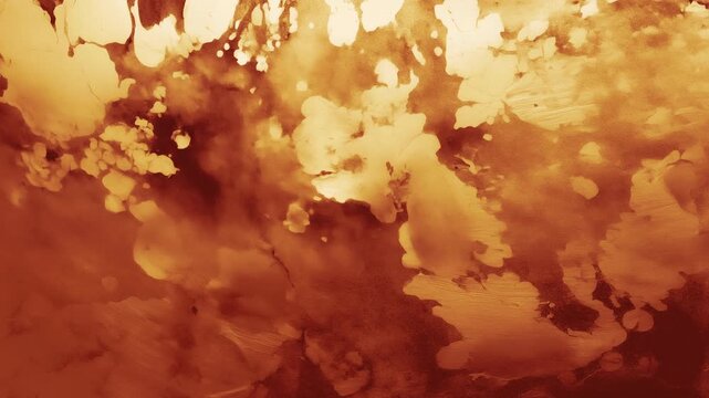 Animation of a moving wall made of gold or bronze with a rough metal casting texture featuring scuffs, roughness, and uneven casting. Gold background. Bronze background.