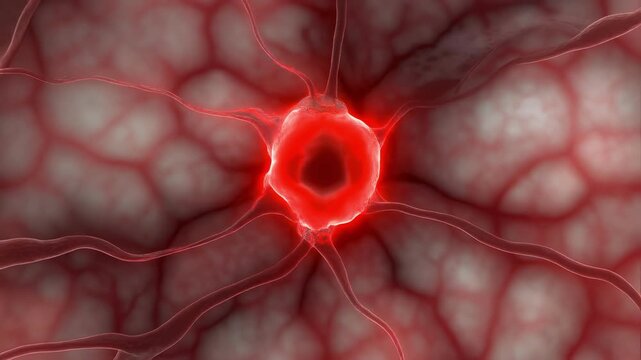 Diabetic Retinopathy Retina Close Up with Microaneurysm Leakage and Ocular Tissue Detail Illustration
