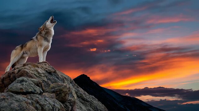Wolf Howling On Mountain Stock Videos – 1,695 HD & 4K Footage