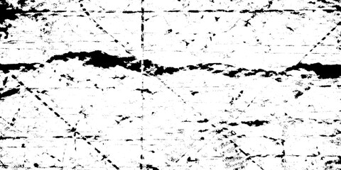Obraz premium Distressed white grunge texture background with scratched black particles weathered, abstract wall backdrop for vintage overlay graphic design elements rough dirty wood plank texture effect.