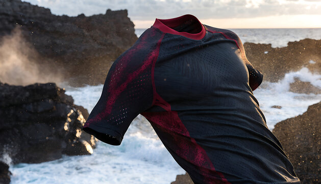 Cinematic Showcase of the 2026 Mexico Home Concept Kit Floating Over a Rugged Volcanic Coastline