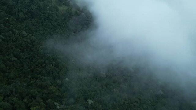 Pedra Do Bau Mountain Peak Fog Clouds Climbing Mountaineering Serra Mantiqueira Adventure Tourism Hiking Rock Formation Summit Wilderness Nature Landscape Scenic Brazil South America Outdoor Explorer