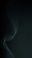 Naklejka premium Dark gradient with flowing lines, sleek texture, mobile wallpaper