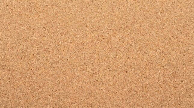 Seamless natural compressed cork board texture, highly detailed flat grain background for eco-friendly design, notice boards, and organic templates