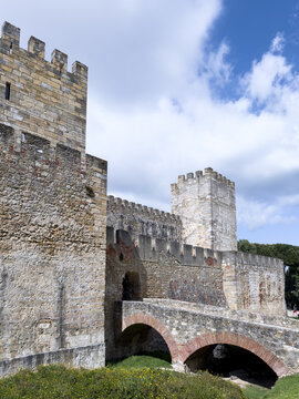 S&atilde;o Jorge Castle in Lisbon Portugal