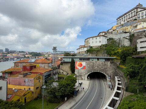 Street Tunnel in Porto Portugal