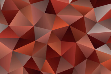 Fototapeta premium Polygonal rainbow mosaic background. Abstract low poly vector illustration. Triangular pattern in halftone style. Template geometric business design with triangle for poster, banner, card, flyer.