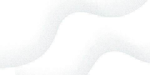 dotted wave line pattern light blue halftone undulate net © H