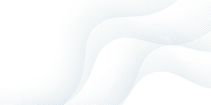 dotted wave line pattern light blue halftone undulate net