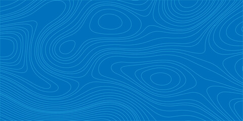 Blue topographic line map background with abstract wavy contour patterns. abstract vector topographic map lines, flowing contour lines that simulate geographic terrain © Creative Lis