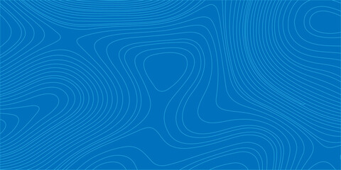 Blue topographic line map background with abstract wavy contour patterns. abstract vector topographic map lines, flowing contour lines that simulate geographic terrain © Creative Arts