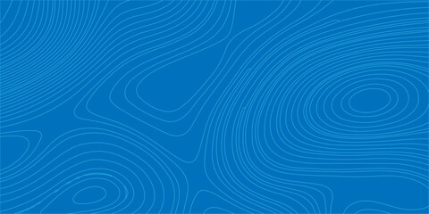 Blue topographic line map background with abstract wavy contour patterns. abstract vector topographic map lines, flowing contour lines that simulate geographic terrain © Creative Lis