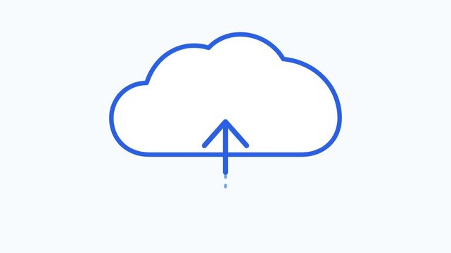 A blue cloud icon uploads data to the virtual storage system online.